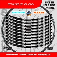 MTB rim decals set - Stans FLOW S1 rim decals - good for 29er and 27.5(650b)