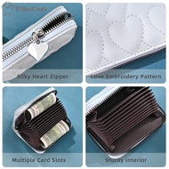 VibeCart‌ Women's Wallet Business Credit Card Holder Love Picture Cute Small Zipper Card Wallet for 