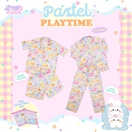 [Gubby&Tubbie] ชุดนอนลายน่ารัก แขนยาว ขายาวรุ่น Pastel Playtime