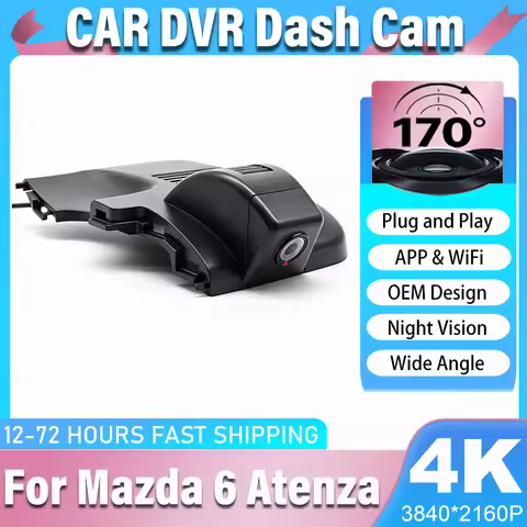 New! Plug and play Car DVR Video Recorder Dash Cam Have a sunroof For Mazda 6 Atenza (2018~2025) Ori
