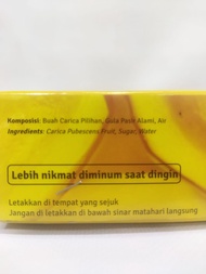 PTR Carica In Syrup Gemilang Minuman Sirup Buah Carica Isi 12 Cup