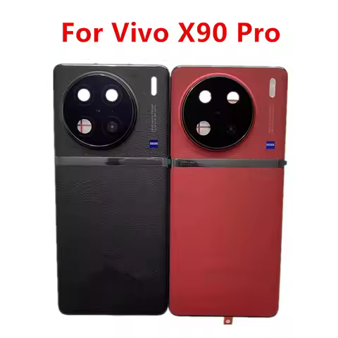 X90Pro Housing For Vivo X90 Pro Battery Back Cover Repair Replace Door Phone Rear Case + Camera Lens