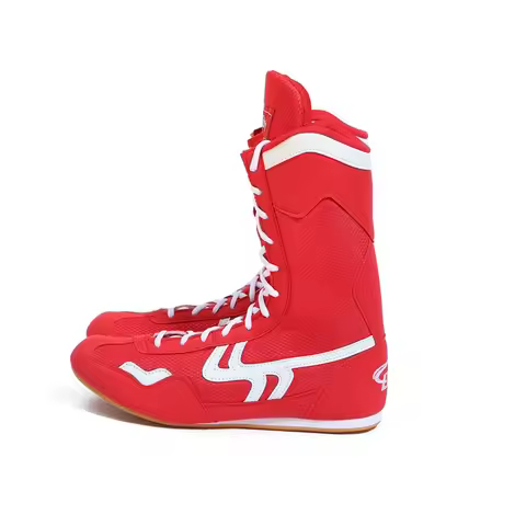 wrestling shoes Boxing shoes Martial Arts Taekwondo Sanda training special high help boxing training