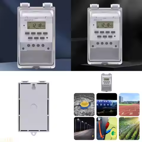 Q2Q4 Digital Timer Switches Electronic 1Min 158H Programmable Timing Switches Relays