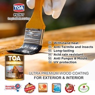 TOA Woodstain For Interior & Exterior 1 Litre | Shellac Premium Wood Coating Gloss