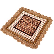 Cushion Bodhi Lace Bead Root Summer Cushion Cool Cushion Chair Cushion Car Hand Hook Office Square C