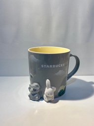 Starbucks 星巴克兔子可愛立體馬克杯