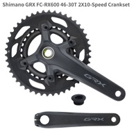 shimano GRX FC RX600 2X10 Speed  Crankset RX600  Crank  Road Bike Crankset 175mm 170mm  46-30T  2*11