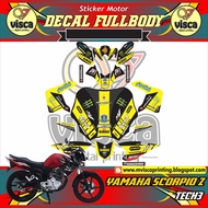 STRIPING MOTOR STICKERMOTOR YAMAHA SCORPIO Z TECH 3