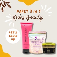 Promo paket glowing kedas beauty 3in1 Limited