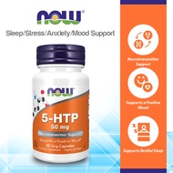 NOW Foods, 5-HTP (5-hydroxytryptophan) 50 mg, Neurotransmitter Support, 30 Veg Capsules