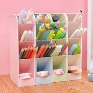 Deli 5-Color Stationery Deli Pen Holder - Pen Box
