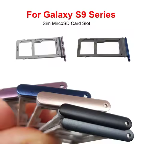 Dual Single Sim Card Tray For Samsung Galaxy S9 G960 G960F G960U S9 Plus G965 G965F SIM Card Tray Sl