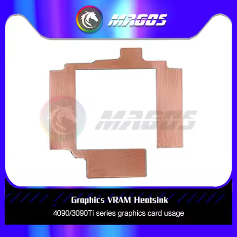 Graphics Card VRAM Copper Heatsink For RTX 3090Ti / 4090 GPU Thermal Pad Replacement