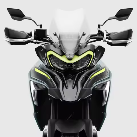Motorcycle carbon fibre Mirror - Aluminum Stealth Winglets & Rotating Anti-Vibration Kit FOR Benelli