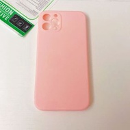蘋果 apple iphone 12 pro 6.1 inch 矽膠手機殼保護套 silicon protective soft case, pink color