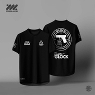 [READY STOCK] GLOCK  BALCK FOR MAN OVERSIZE T-SHIRT S-5XL