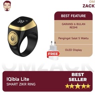 (Kode. M666O) iQibla Zikr1 Smart Ring Lite Cincin Tasbih Digital +FREE