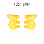 TAKA Jewellery 916 Gold Earrings Koala