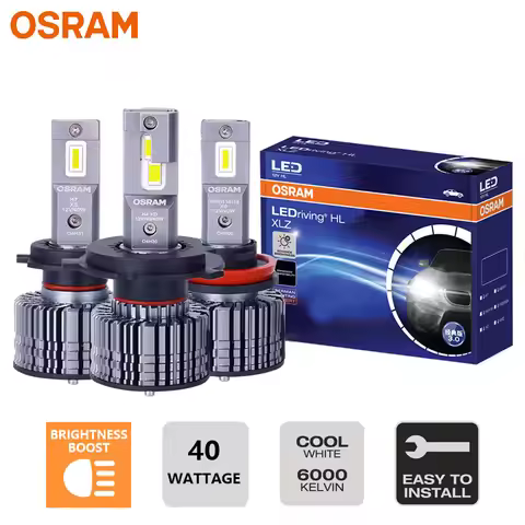 OSRAM Upgarde LED XLZ CLASSIC 3.0 H1 H4 H7 Car Headlight 12V 40W Bright H11 H8 H16 HB3 HB4 9005 9006