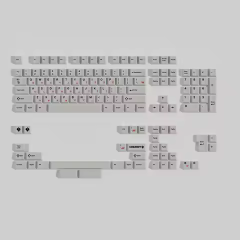144 Keys Retro French Korean Hiragana Keycaps Cherry Profile PBT Dye Sublimation Keycap For MX Mecha