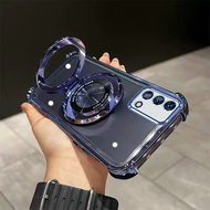 Case For Oppo A74 4G / A95 4G tpu shockproof phone holder with anti-slip function SJZJ mobile phone 