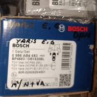 Brake Pad Front Brake Pad Toyota Yaris E G 0986AB4683 Bosch Brand