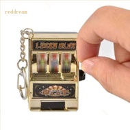 REDD Mini Gambling Slot Machine Keychains Mini Casino Lucky Charm Jackpot Keychains