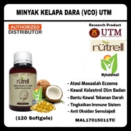 Minyak Kelapa Dara UTM - VCO Virgin Coconut Oil - Kawal Kolestrol, Masaalah Kulit, Sembelit &amp; Buasir