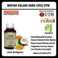 Minyak Kelapa Dara UTM - VCO Virgin Coconut Oil - Kawal Kolestrol, Masaalah Kulit, Sembelit & Buasir