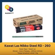 READY || KAWAT LAS NIKKO STEEL RD - 260/KAWAT LAS LISTRIK/RD - 260 4.0