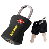 Tsa361 Plastic Lock Padlock (W/Key Plastic Padlock) Black (Unit)