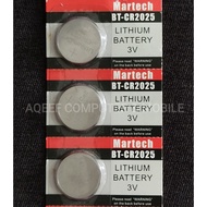 MARTECH BT-CR2025 LITHIUM BATTERY 3 V