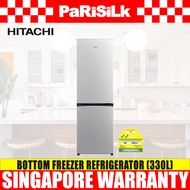 (Bulky) Hitachi R-B410P6MS Bottom Freezer Refrigerator (330L)