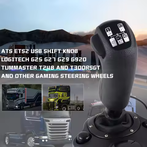 Simulador de Cambios USB para Camiones Scania, Palanca de Cambios para Logitech G923 G29 G27 G25 TH8