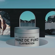 Hanz de Fuko Claymation 56g Mens Hair Styling Clay Men Premium Mud with Matte Finish Strengthen Hold