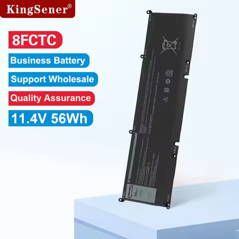 KingSener 11.4V 56WH 8FCTC Battery For DELL G15 5510 5511 5520 5515 5521 Series For DELL XPS 15 9500