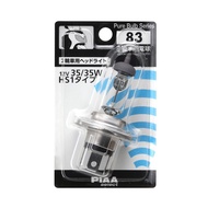 【Japan】 PIAA HS1 Clear Halogen Headlight Bulb for Motorcycles, 12V 35/35W, HR83, 1 Bulb