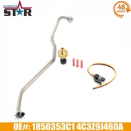 Exhaust Back Fuel Pressure Sensor Kit Plug & Tube 1850353C1 4C3Z9J460A 1C3Z9D477AA F7TZ9J460AA For F