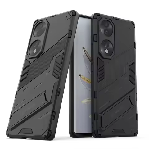 Phone Holder Case For Honor 70 Case Bumper Hard Armor Full Edge Back Cover For Honor 70 Case For Hon