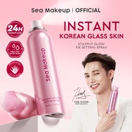 【New】Sea Makeup  Stayput Glow Fix Setting Spray- Longlasting Makeup Flawless  Luminous Hydrating Wei