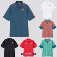 [Auth] Uniqlo Roger Federer RF Kei Nishikori NK Tennis Sports Shirt - Children's Size