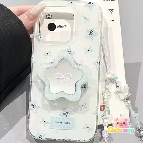 Cartoon Plaid Star Soft Lanyard Casing For Honor 400 Lite Pro 300 200 100 90 Smart 80 70 60 50 X60 P