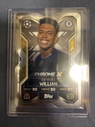 Topps Chrome X Estevao Willian Chelsea FC shield thick special limited card 車路士 伊斯迪方 盾牌 特卡