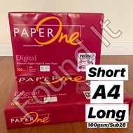 [Found It] Paper One Bond Paper 100gsm / Sub 28 / Digital Paper PaperOne Copy Bondpaper 100 gsm