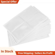 36Pcs Self-Adhesive Label Card Holder Index Pockets Holder 6X8.5cm Clear Plastic Card Holder Adhesiv