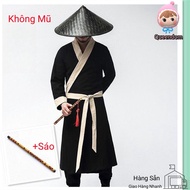 Size1 Size160-185 Ancient Costume Male Hero Guest Handsome Swordsman Uniform Ancient Style Chinese S
