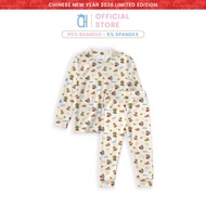 Hae Hae CNY 2026 Horse Kids Bamboo Long Sleeve Pajama Set | Breathable & Eczema-Friendly | (80–130cm