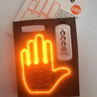 Car Remote Control Gesture Light Plus Plug Gesture Light Rear Glass Fun Emoticon Light Night Anti-Tr