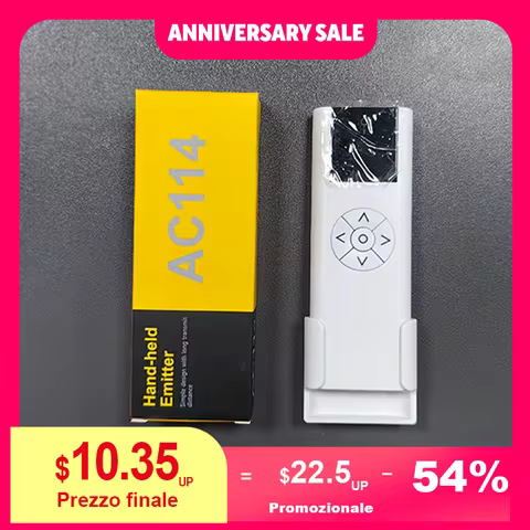 A-OK Motor AC114-1 Electric Curtain Remote Control Single Channel Single Control RF433 Wireless Tran